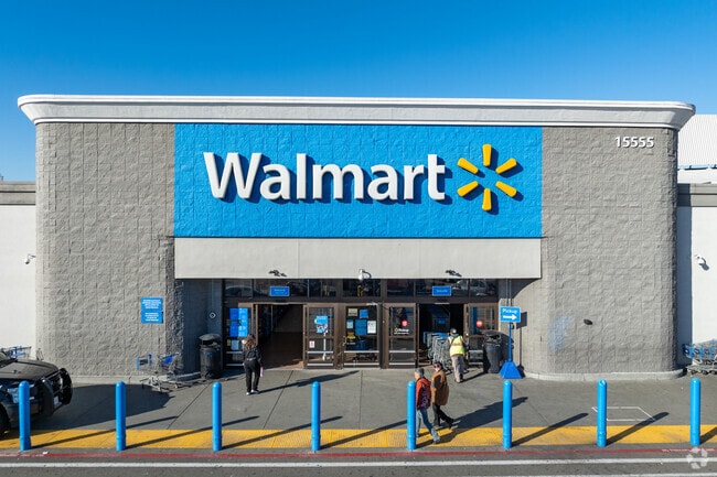 San Lorenzo residents enjoy convenient shopping at the local Walmart on Hesperian Boulevard.