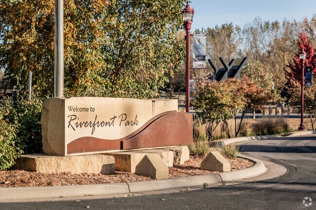 River Front Park offers hiking, biking, and a connection to the North Minnesota River.