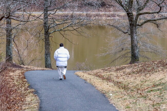 Northridge residents can take a walk around the pond at Northridge Park.