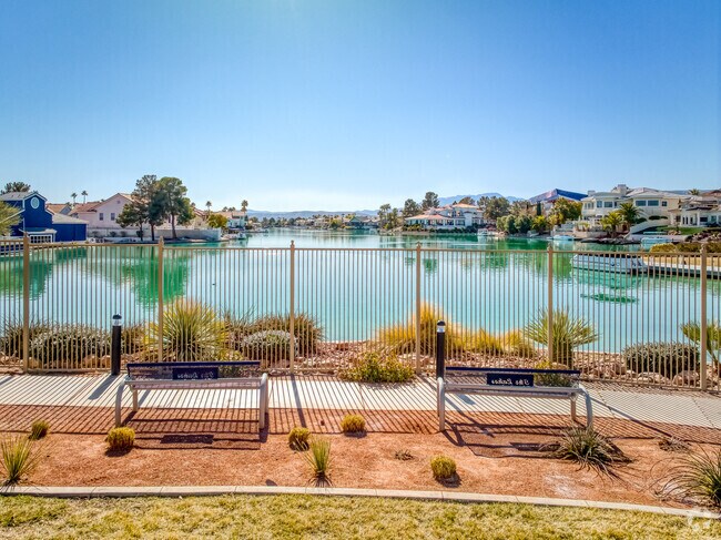 View of The Lake From Walking and Biking Trail.
