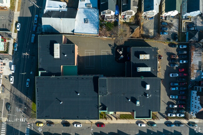 Bryant Elementary School has parking for staff.