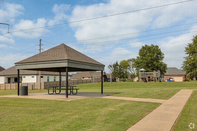 Juniper Ridge Park is directly South of Juniper neighborhood in Jenks.