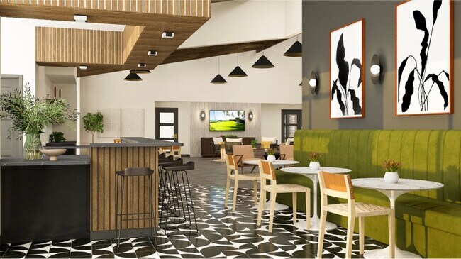 Clubhouse cafe lounge