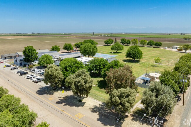 Buena Vista Elementary School is surrounded by miles of farmland and orchards.