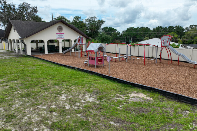 Blessed Trinity School has a playground for students after school hours.
