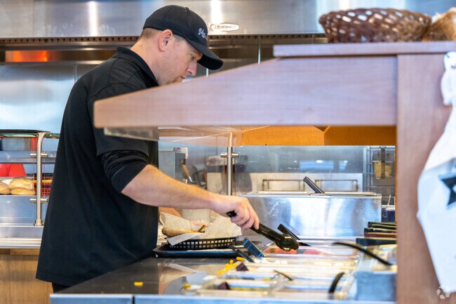 Sawyers Burgers serves lunch to hungry Gratz Park diners.