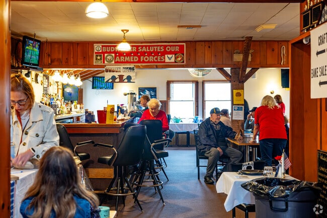 Dexter's American Legion holds regular fish fries and community events near Webster Township.
