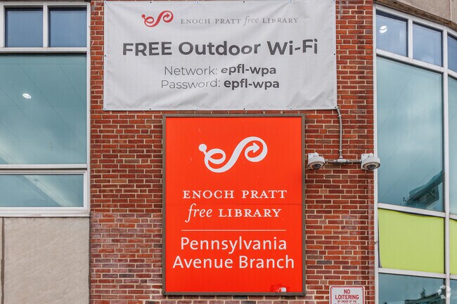 The Enoch Pratt free library has a location for Druid Heights residents.