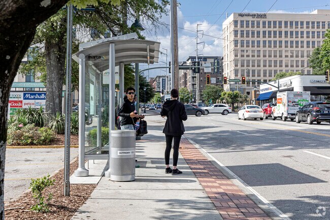 Many Riverside residents take public transportation to get around the city.