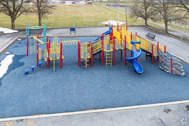 Students love their time on the playground at James Buchanan Elementary School.