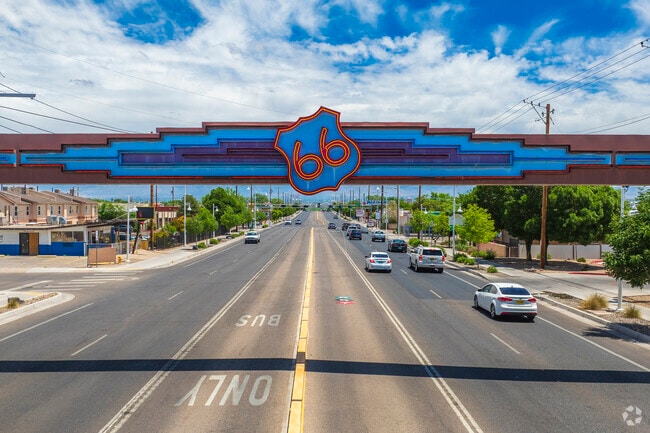 West Mesa is located along historic Route 66.