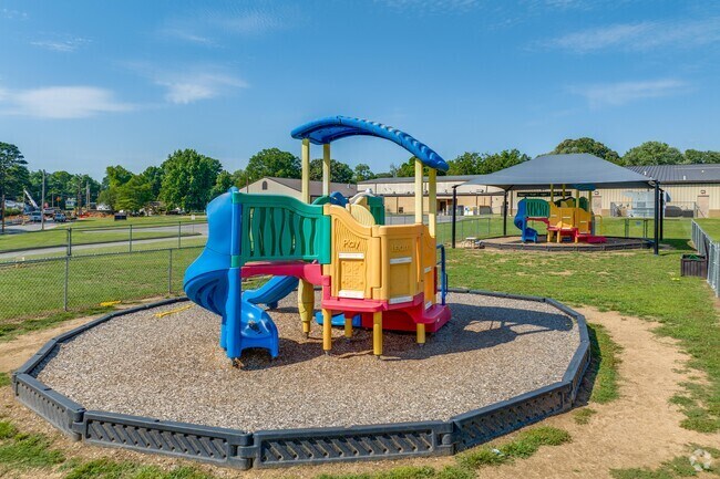 Ringgold Elementary School's playground for children who live in Benton, Arkansas.