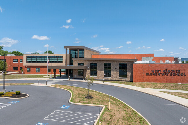 West Hanover Elementary School has a B+ Niche rating with 600 students with strong academics.