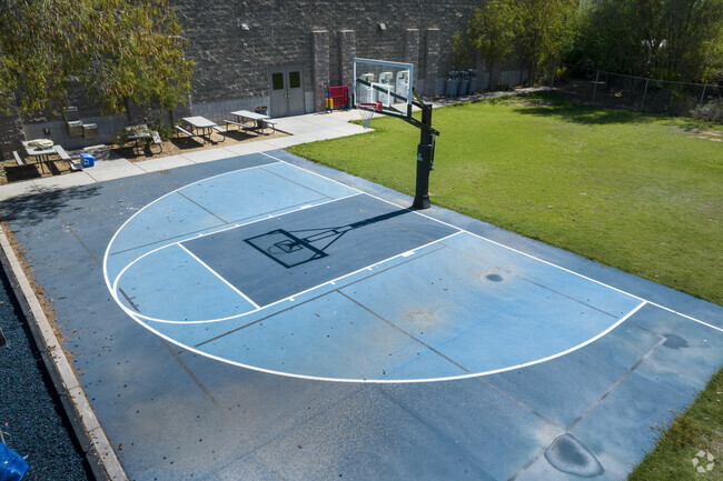 Kids can choose to play in the grass or on a basketball court at EAGLE College Prep in Mesa.