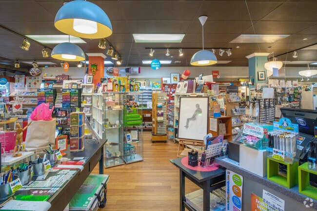The ARTSpot has a vibrant collection of goods inside their store.