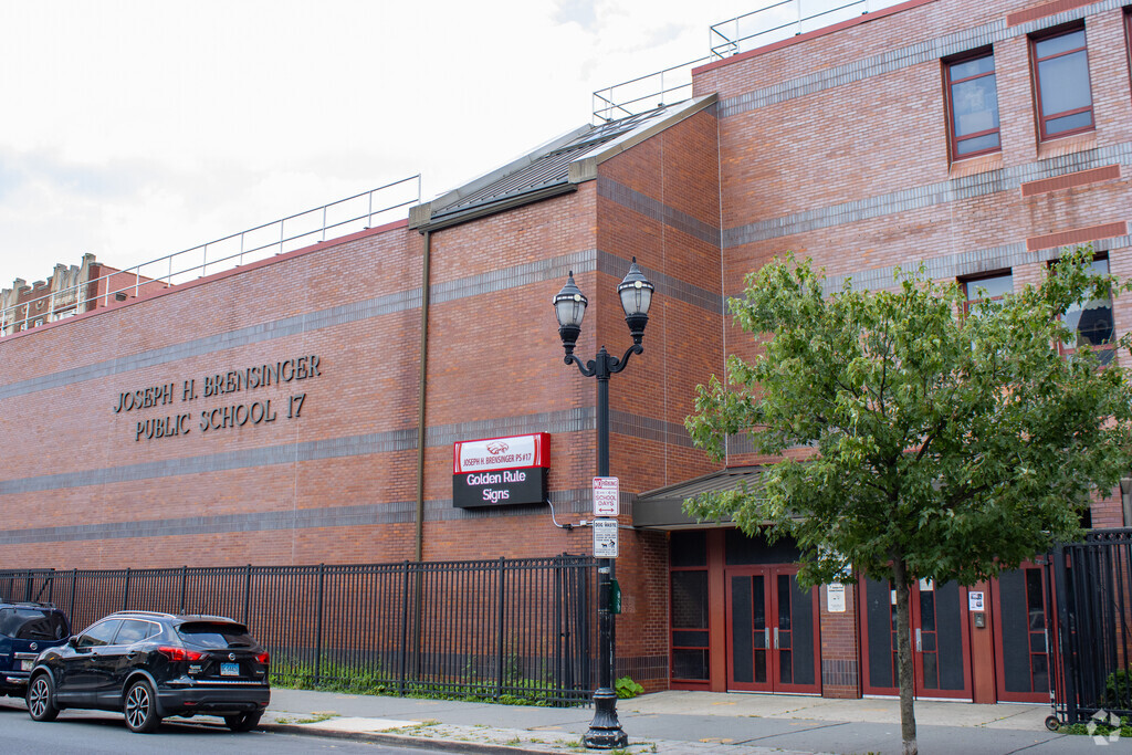 Joseph H. Brensinger No. 17 Elementary School is located off Bergen Ave in McGinley Square.