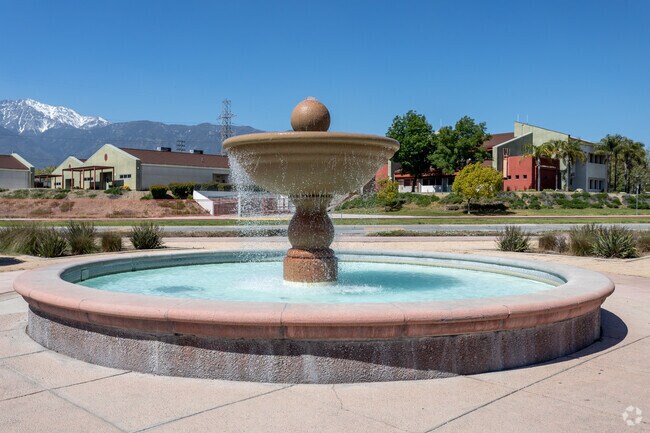 A beautiful fountain in the park on Grand Avenue in the West End neighborhood.