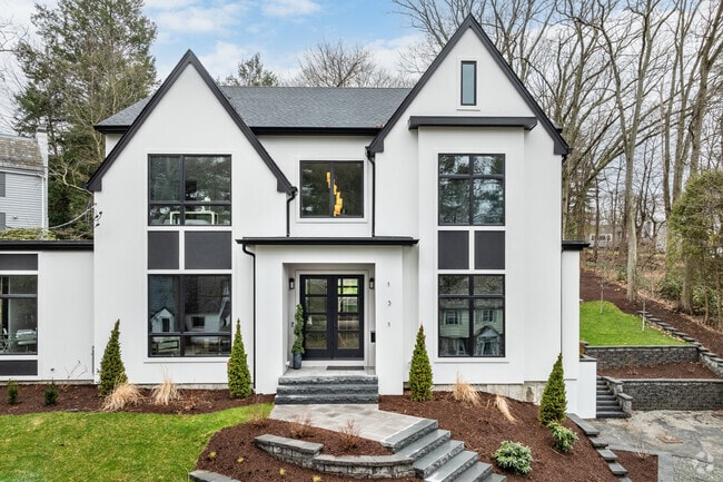 Homes can be found renovated to a more modern style in Newton Highlands.