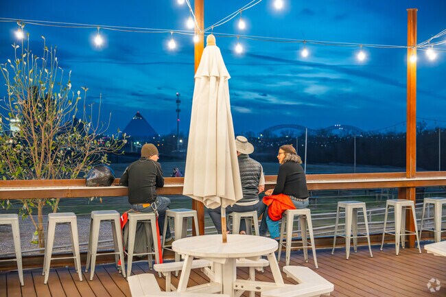 Situated just north of Uptown Memphis, Grind City Brewing offers cold beer and stunning views.