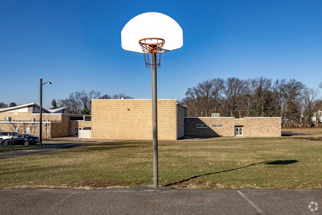 Parson's School backs up to Babbage park offering many ball fields and courts to play on.