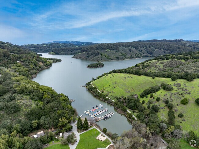 Exploring tranquility at Lake Chabot.