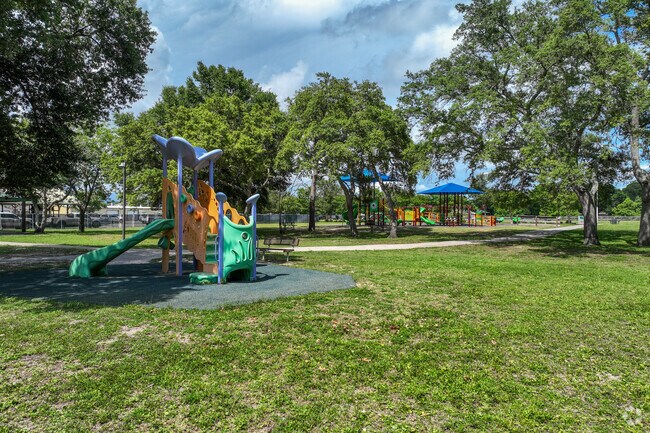 Don Stillwell Neighborhood Park is a serene outdoor space in Wright.