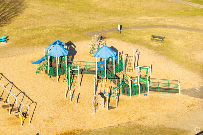Osborn Hill Elementary School has a play area for kids.