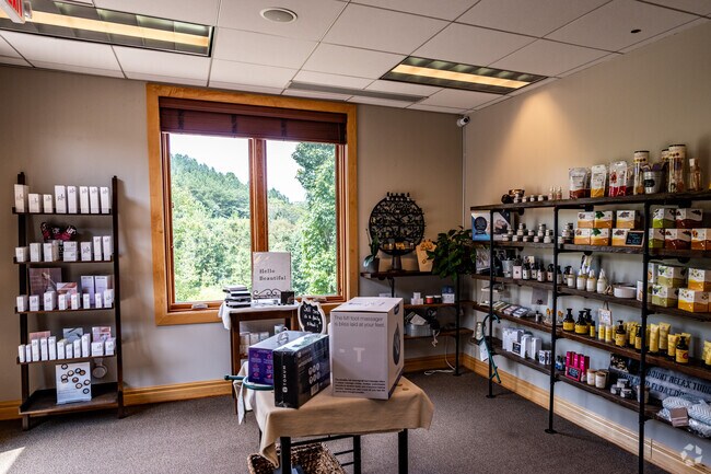 Poplar Creek spa in Ooltewah offers many self-care products for sale.