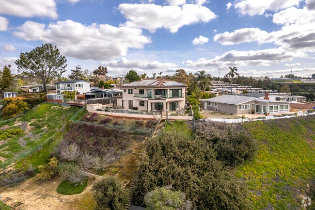 Bay Ho Neighborhood Residential Area right above a large hill.
