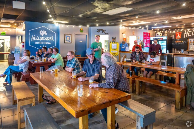 Hellbender Brewing Company on 2nd St in Fort Totten has a wide variety of beers.