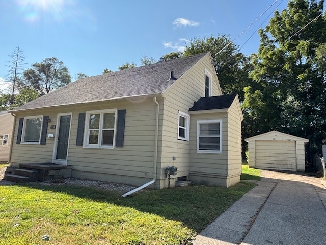 Side view of home