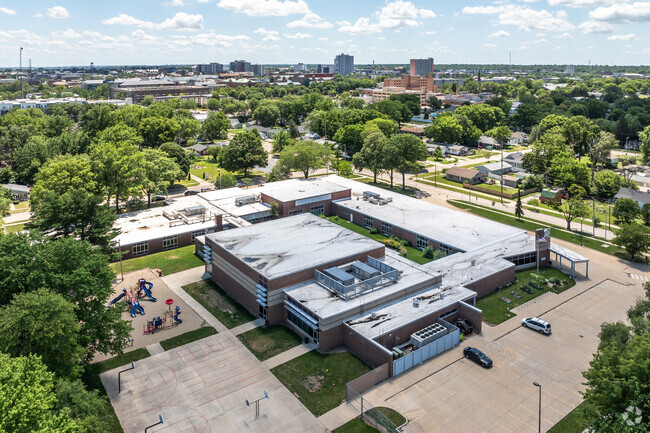 M. L. King Elementary School has a great playground for kids.