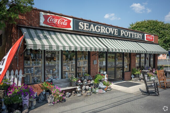 Pottery is a big deal in the Grassy Creek and Seagrove neighborhoods.