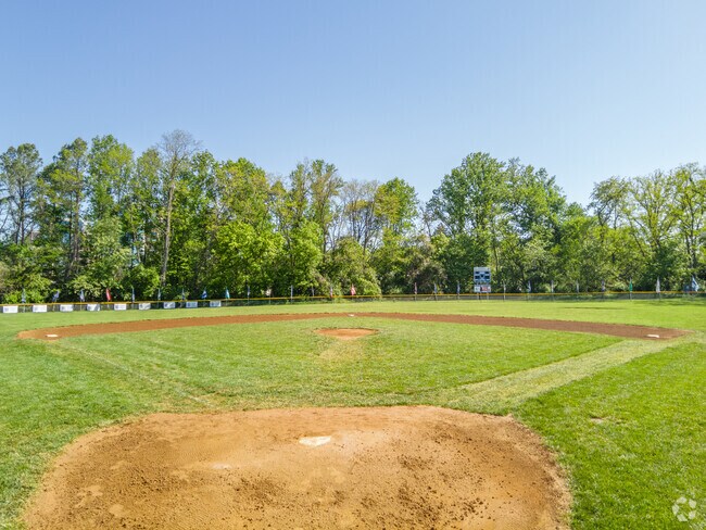 Hit a home run on the baseball/softball field in Pine Ridge Park in Woodburn, VA.