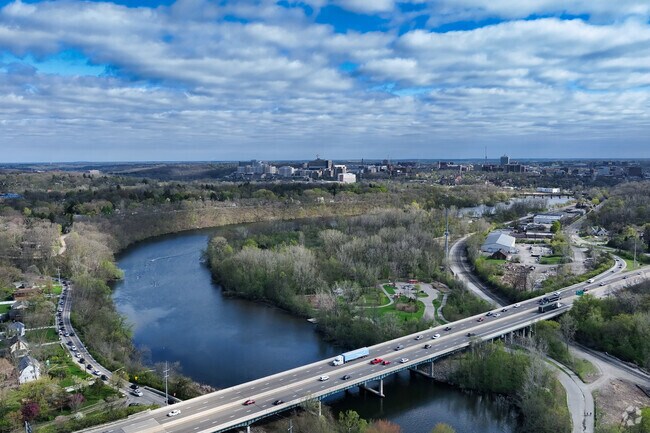 You can take Route 14 to downtown Ann Arbor near Barton Hills.