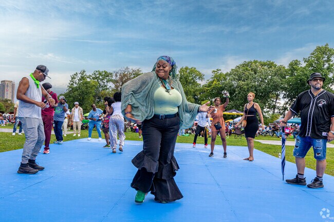 Hit the dance floor and enjoy live performances at the Weequahic Park Music Festival in Dayton, NJ.