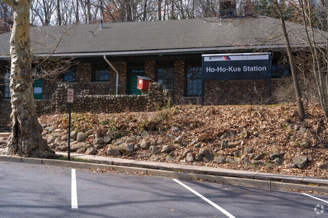 Ho-ho-kus train station is an integral part of the neighborhood.