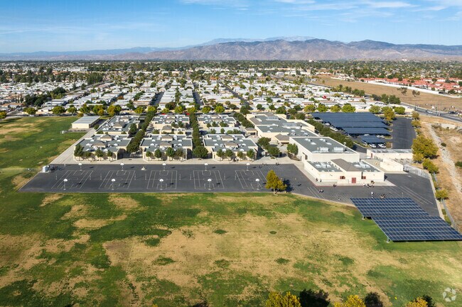 Students can play basketball on the courts at Diamond Valley Middle School in Hemet.