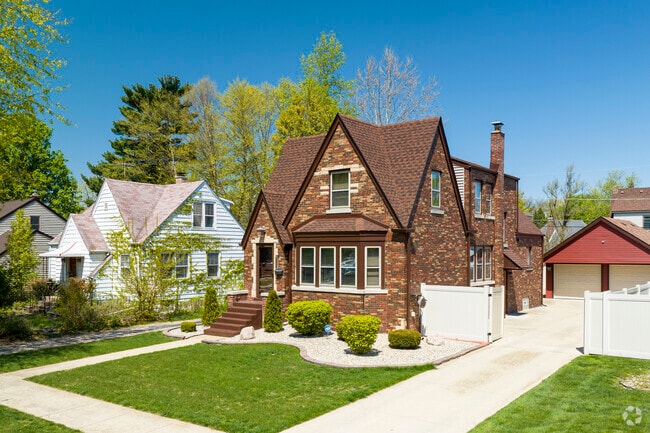 Classic cottages line Lansing’s quiet residential streets.