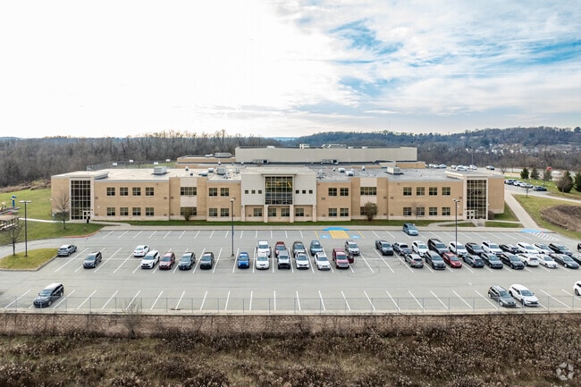 Logan Elementary School is up on the hill from the EA football field.