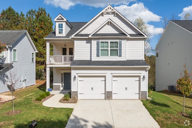 Houses with beautiful balconies can be found in the real estate collection of Lithia Springs.