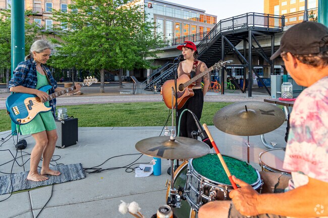 Students and those young at heart enjoy University District's art scene.