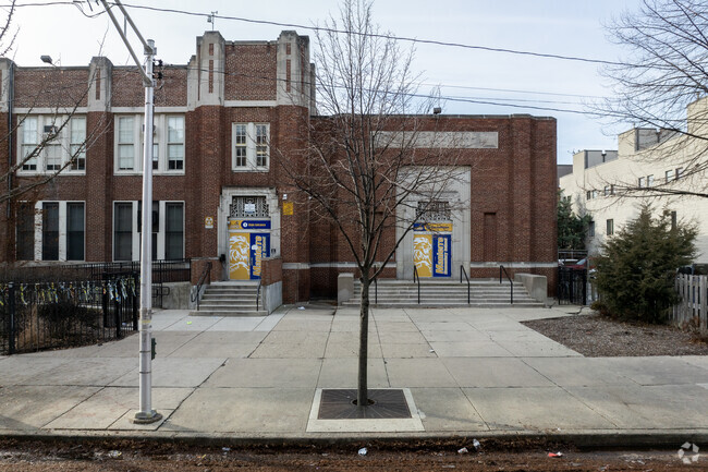 Manierre Elementary School welcome kids from Old Town to its expansive campus.