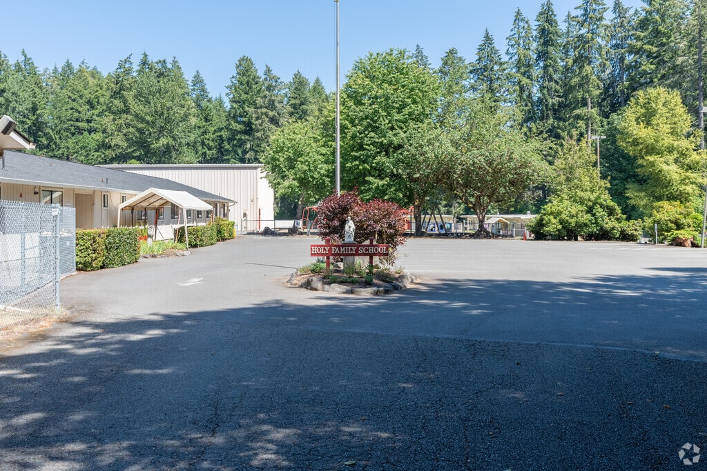 Holy Family School serves pre-school and K-8 grades.