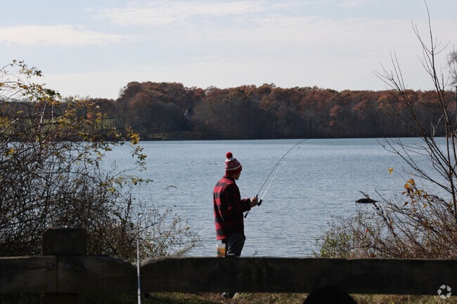 Fishing at the Stafford Pond Fishing Area in Bliss Corner is a splendid way to relax.