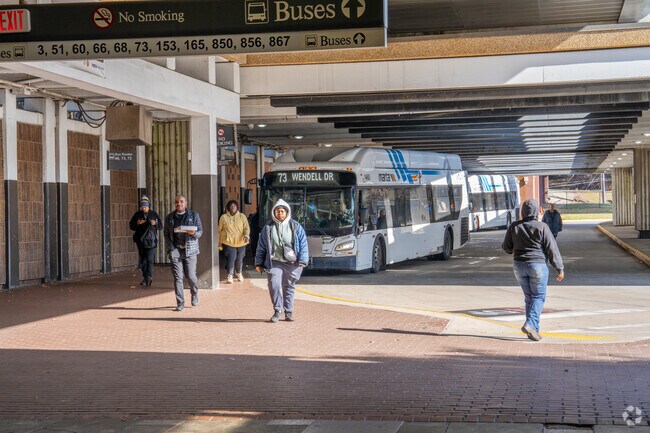 Residents in Adamsville can utilize the many bus routes to get around the neighborhood.