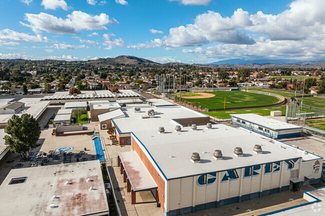 Garey High School is highly rated and scores a B- on Niche.