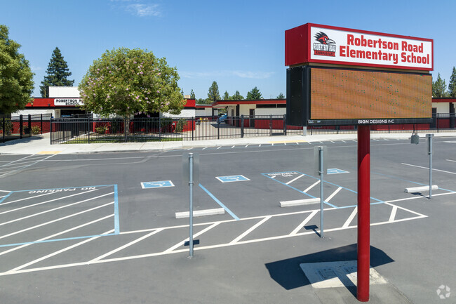 Robertson Road Elementary School serves grades K-6 in Modesto.