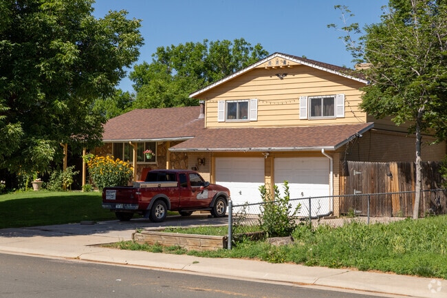 Multilevel home in Chambers Heights features a two-car garage and strong curb appeal.