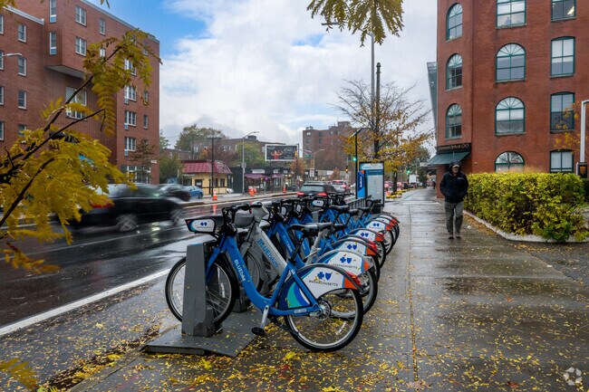 BLUEbikes are a convenient option for those in Porter Square to get around.
